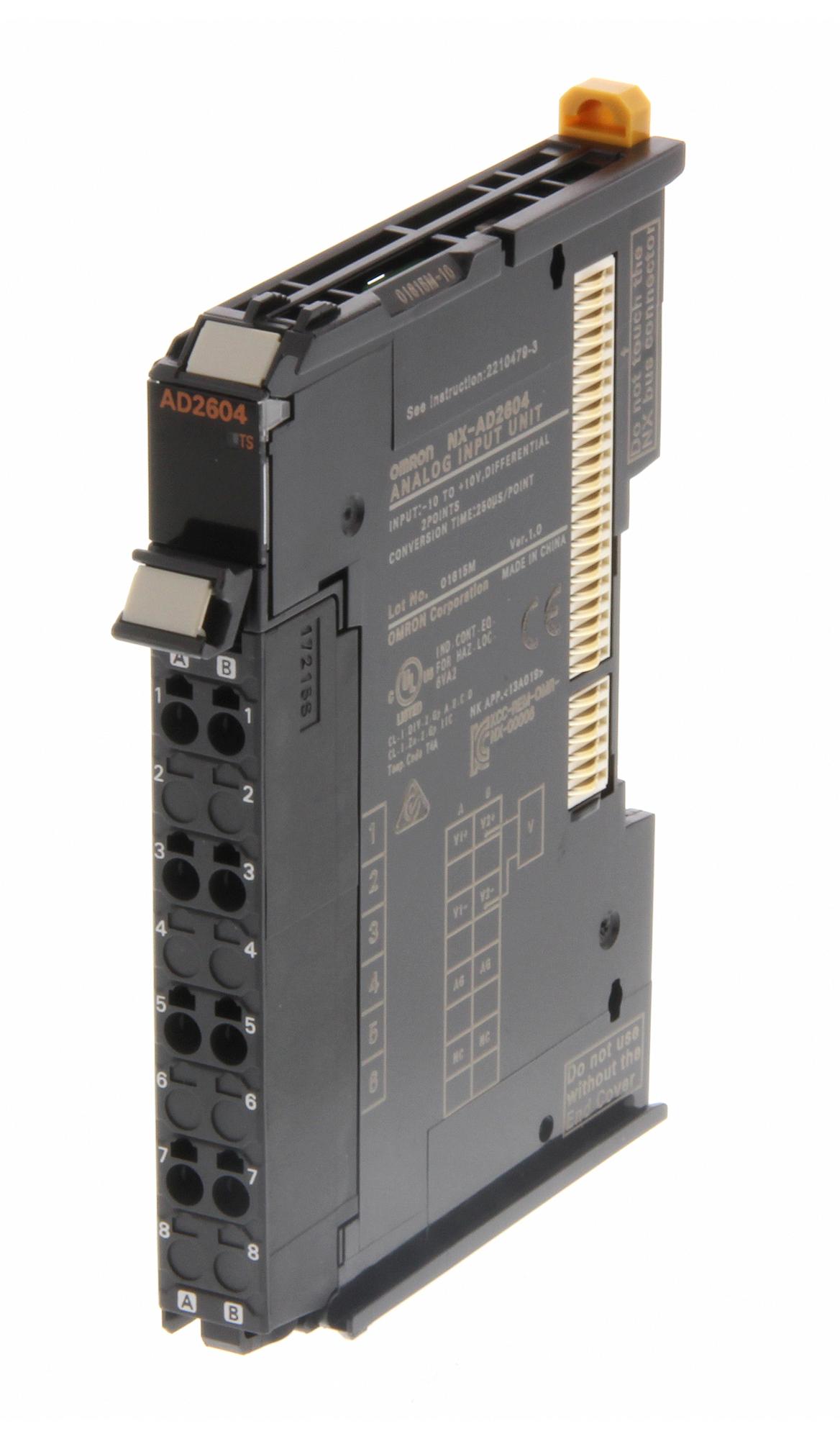 Omron Industrial Automation Nx-Ad2604 Analog Module, 2I/p, Din Rail