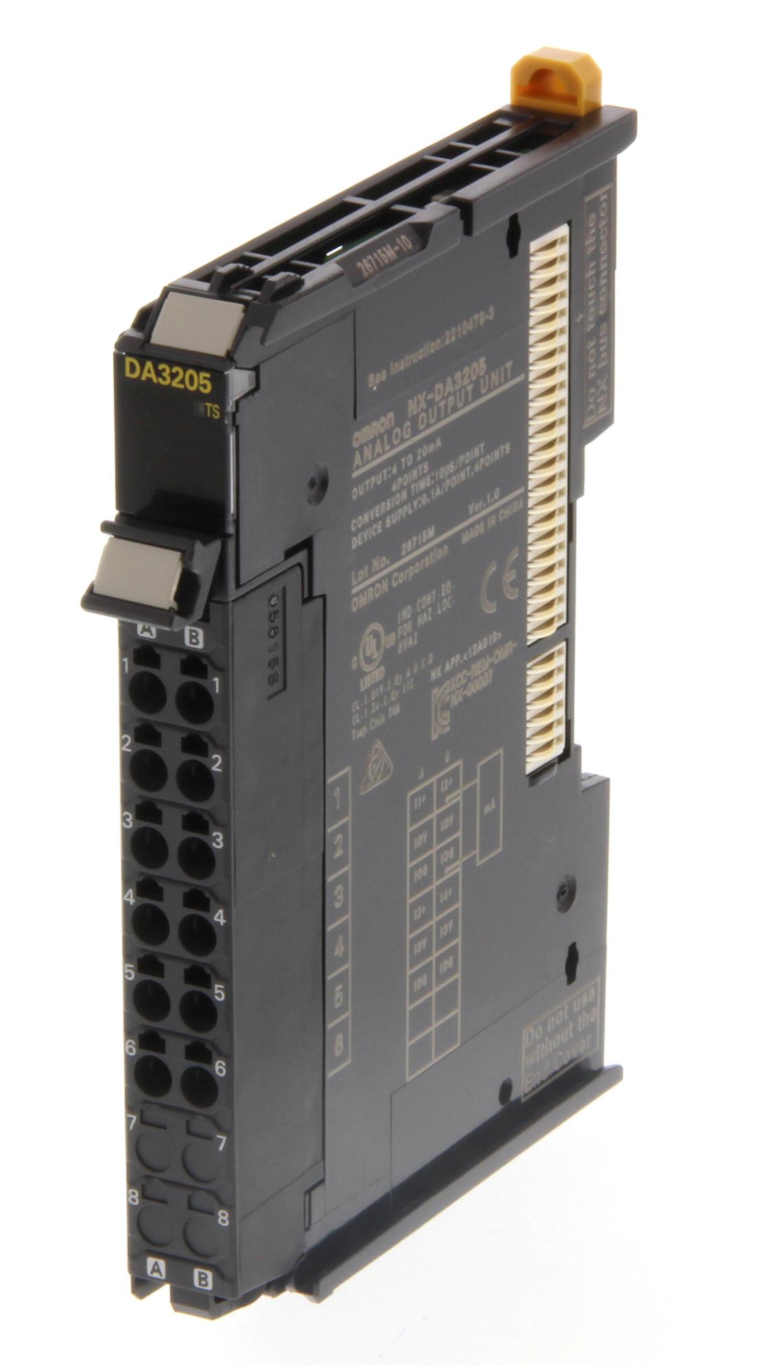 Omron Industrial Automation Nx-Da3205 Analogue Module, 4O/p, Push-In