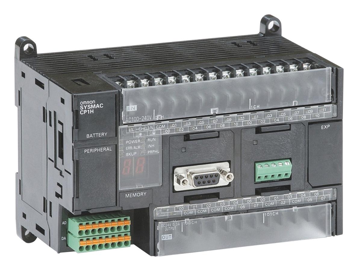 Omron Industrial Automation Cp1H-X40Dr-A Plc Programmer, 24I/p, 16O/p, 100-240V