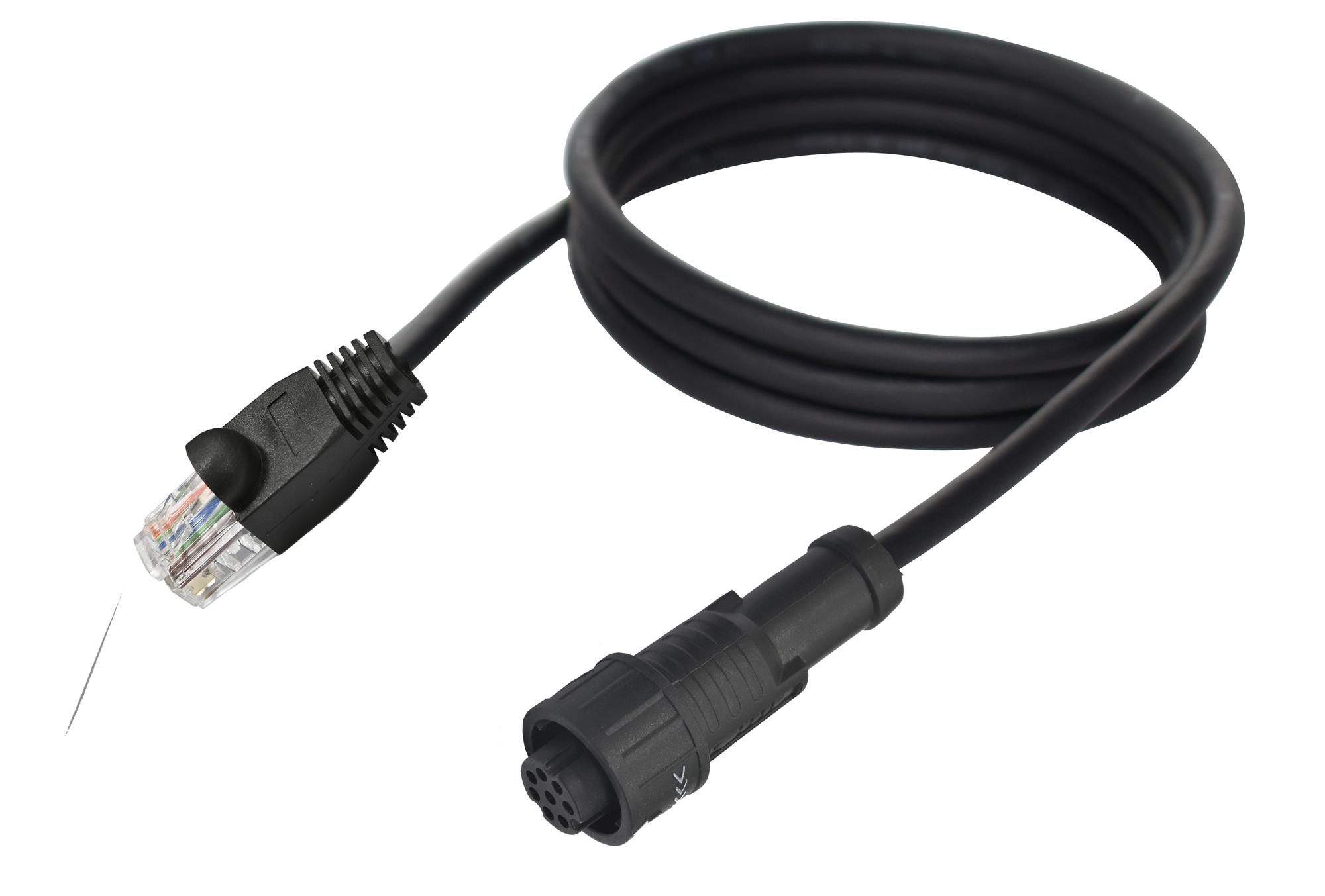 Amphenol Ltw Ab-Au08Fl-Upbml-Qh002 Cable Assy, 8P Cir Rcpt-Rj45 Plug, 6.6Ft