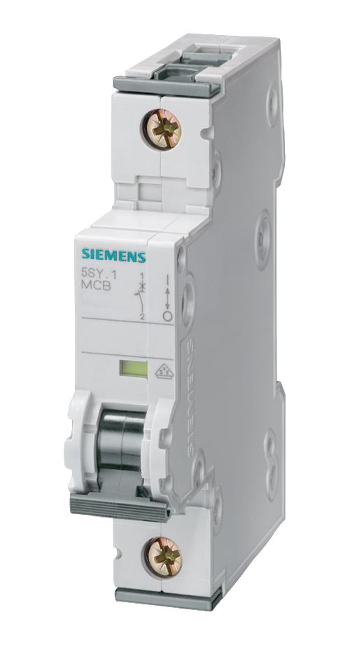 Siemens 5Sy4104-7 Miniature Ckt Breaker, 1P, 4A, 400Vac