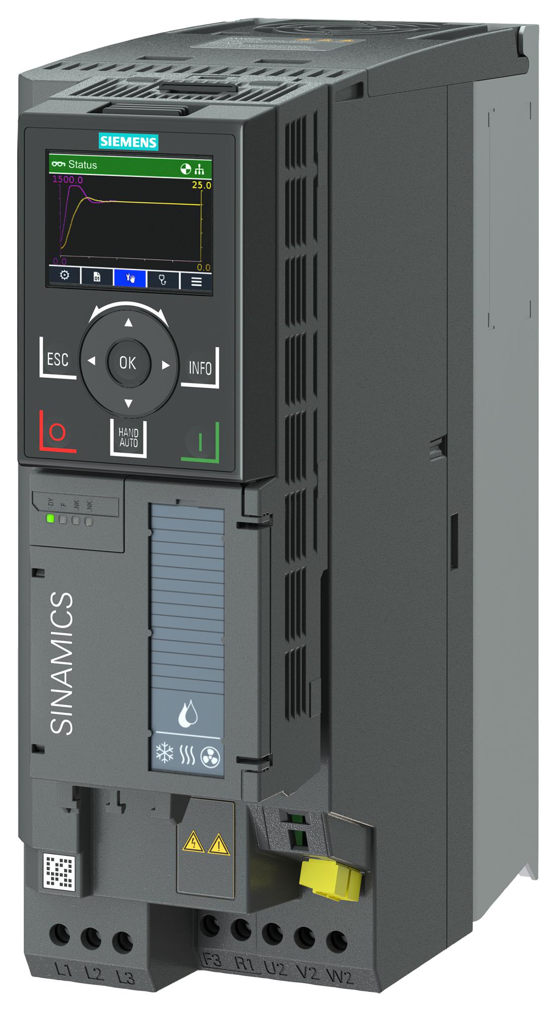 Siemens 6Sl3220-3Ye20-0Af0 Ac Motor Speed Controller, 3Ph, 380-480V