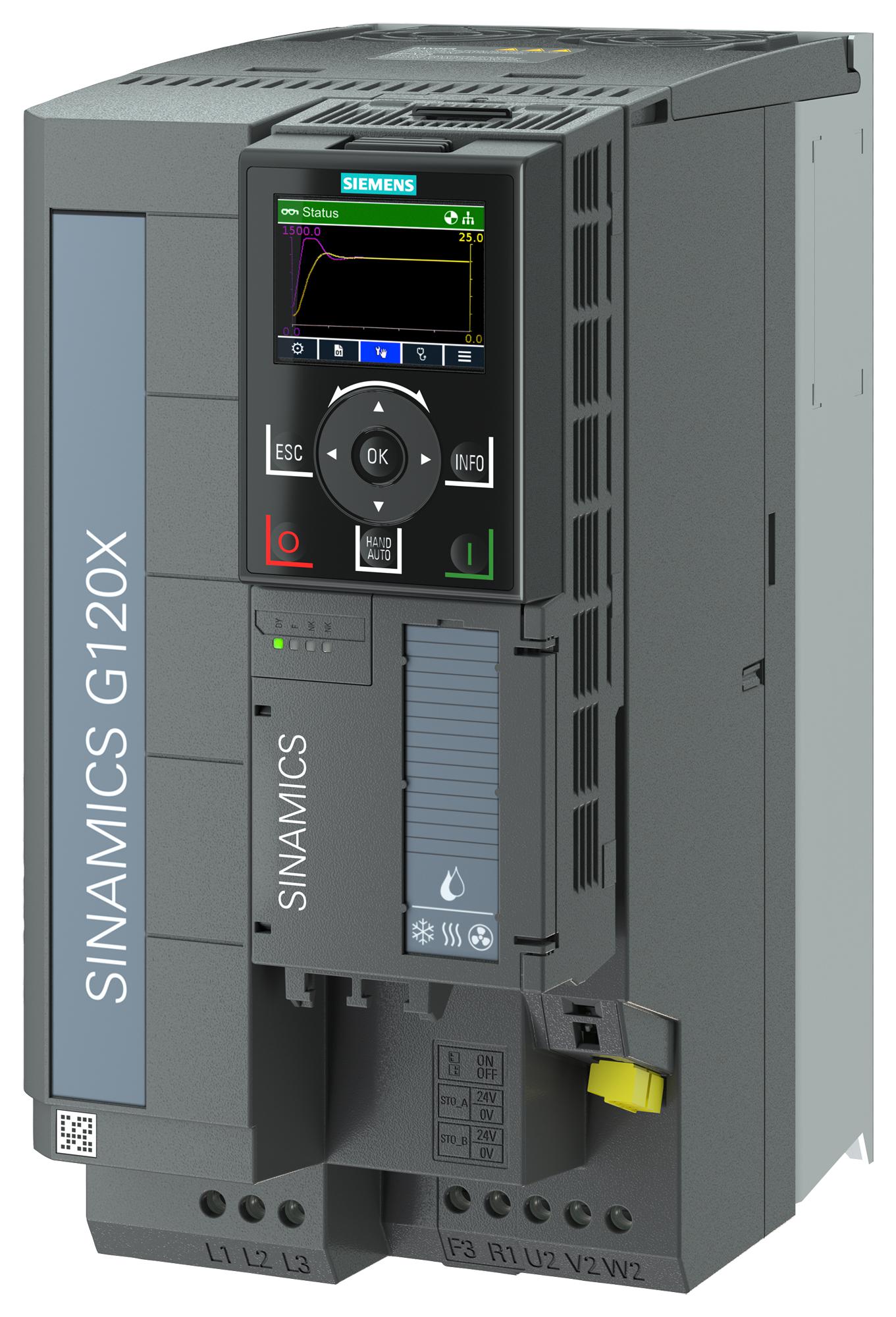 Siemens 6Sl3220-3Ye28-0Af0 Ac Motor Speed Controller, 3Ph, 380-480V