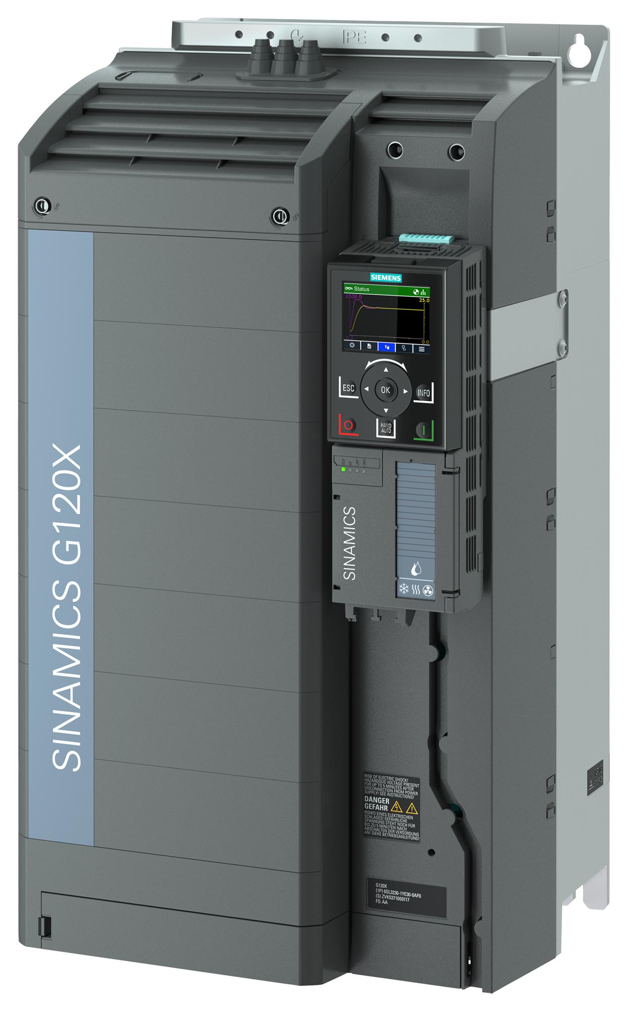 Siemens 6Sl3220-3Ye38-0Af0 Ac Motor Speed Controller, 3Ph, 380-480V