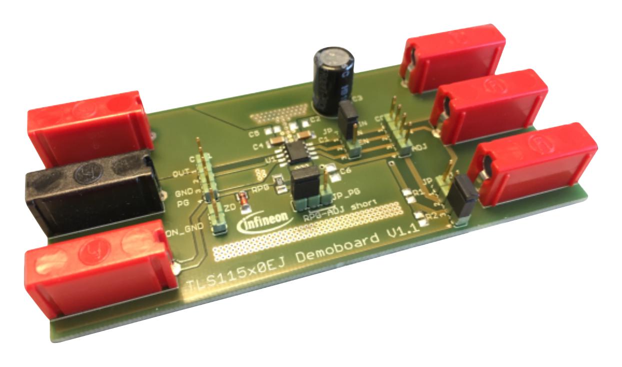 Infineon Tls115D0Ejdemoboardtobo1 Demo Board, Low Dropout Linear Regulator