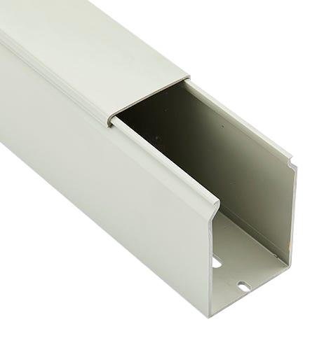 Betaduct 10480105Y Solid Wall Duct, Pvc, Gry, 100X100Mm