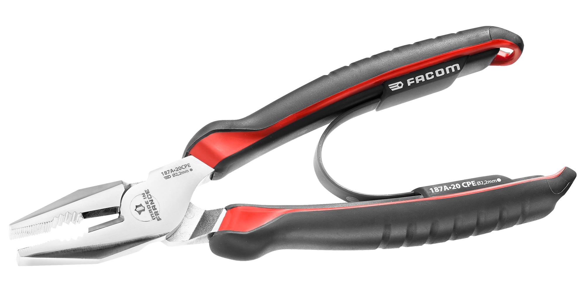 Facom 187A.20Cpe Combination Plier, 2.2Mm, 205Mm L