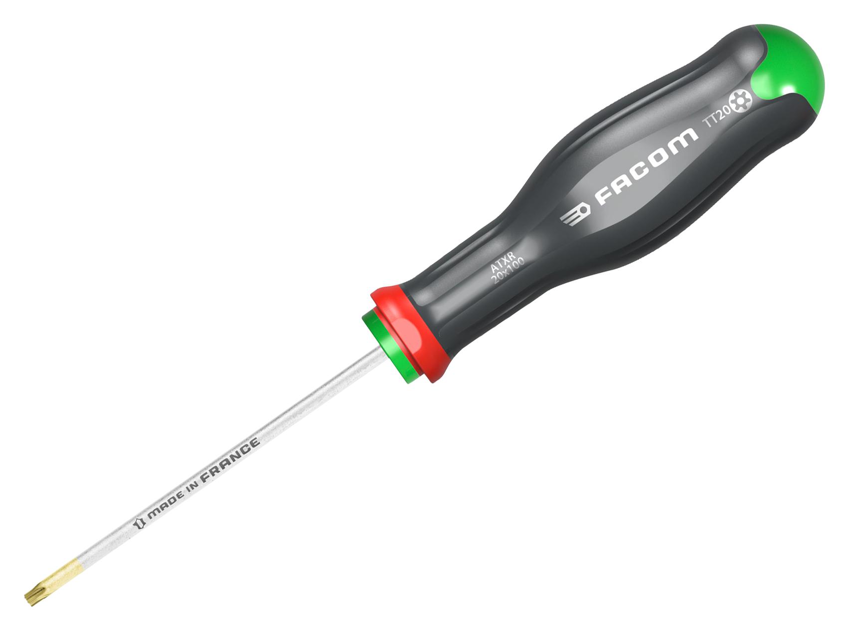 Facom Atxr20X100 Screwdriver, Torx, Tt20, 100Mm, 220Mm