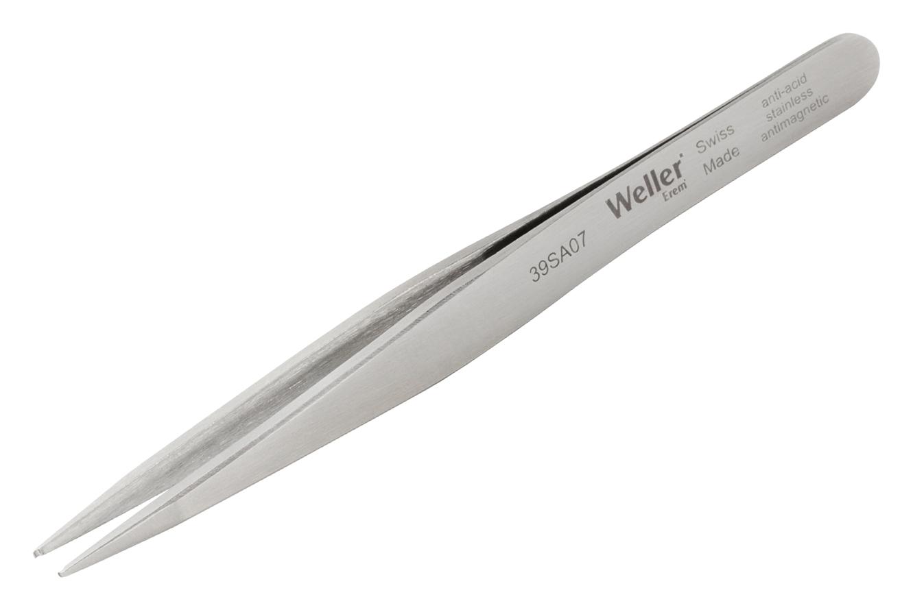 Weller Erem 39Sa07 Tweezer, Straight/pointed, 119Mm