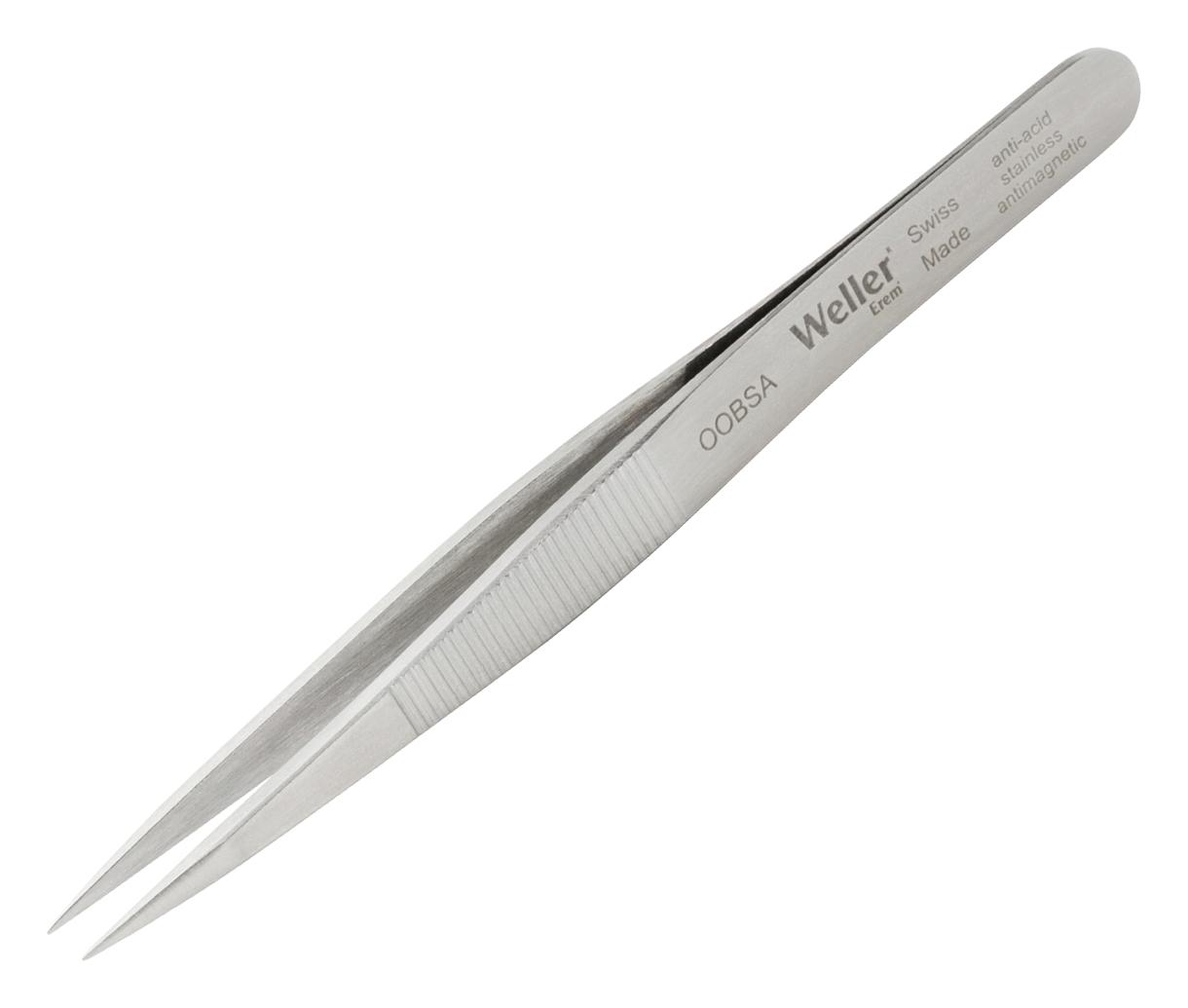 Weller Erem Oobsa Tweezer, Precision, Strgt/pointed, 120Mm