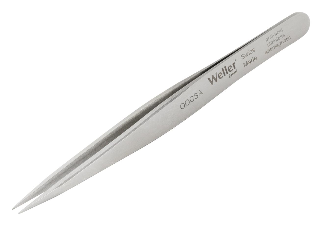 Weller Erem Oocsa Tweezer, Precision, Strgt/pointed, 110Mm