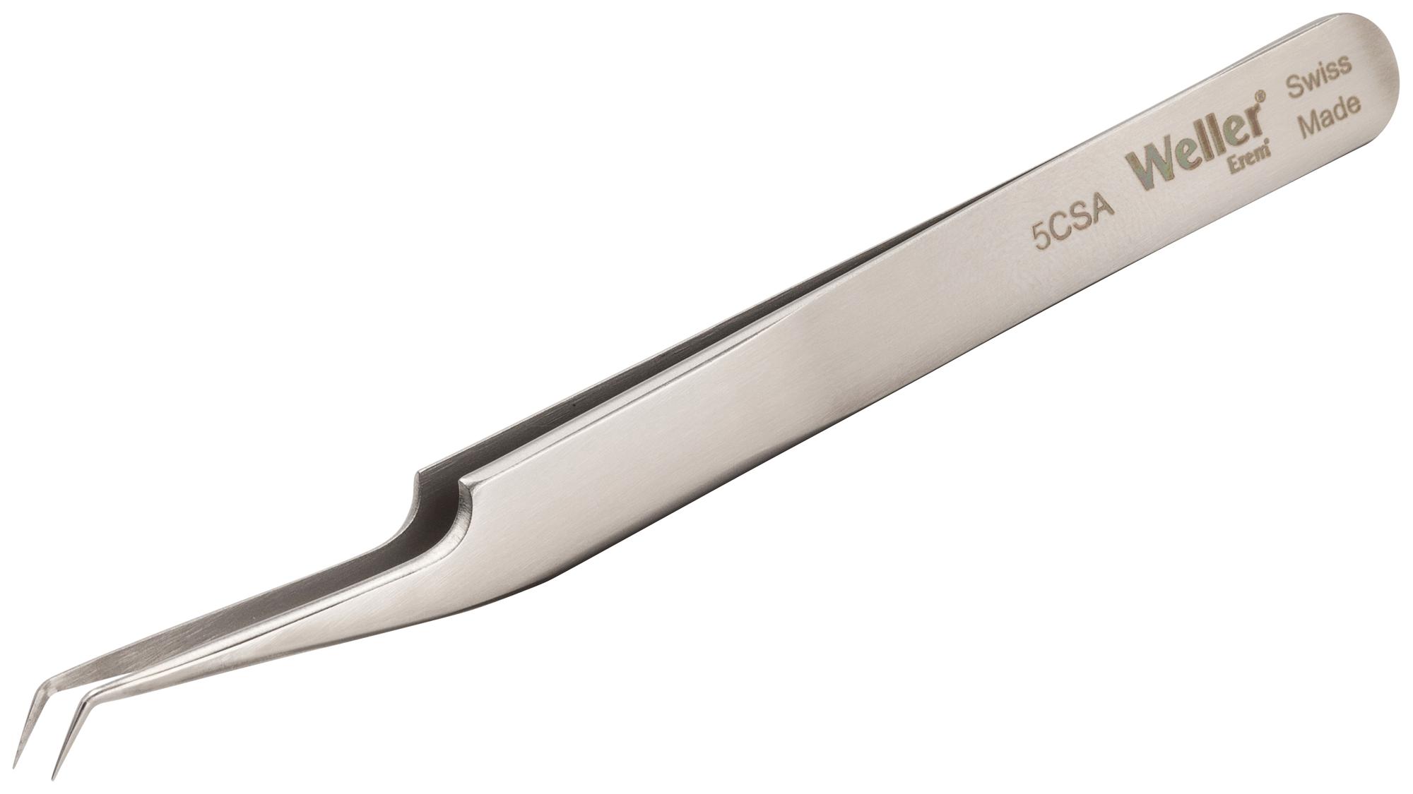 Weller Erem 5Csa Tweezer, Precision, Curve/pointed, 115Mm