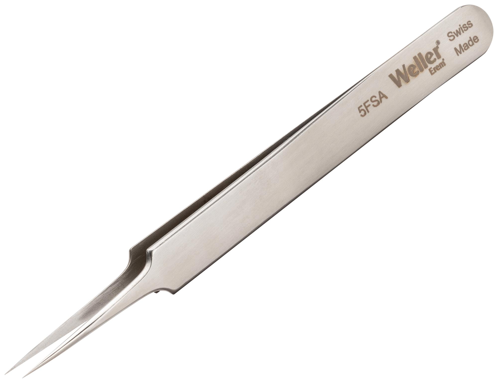 Weller Erem 5Fsa Tweezer, Precision, Strgt/pointed, 110Mm