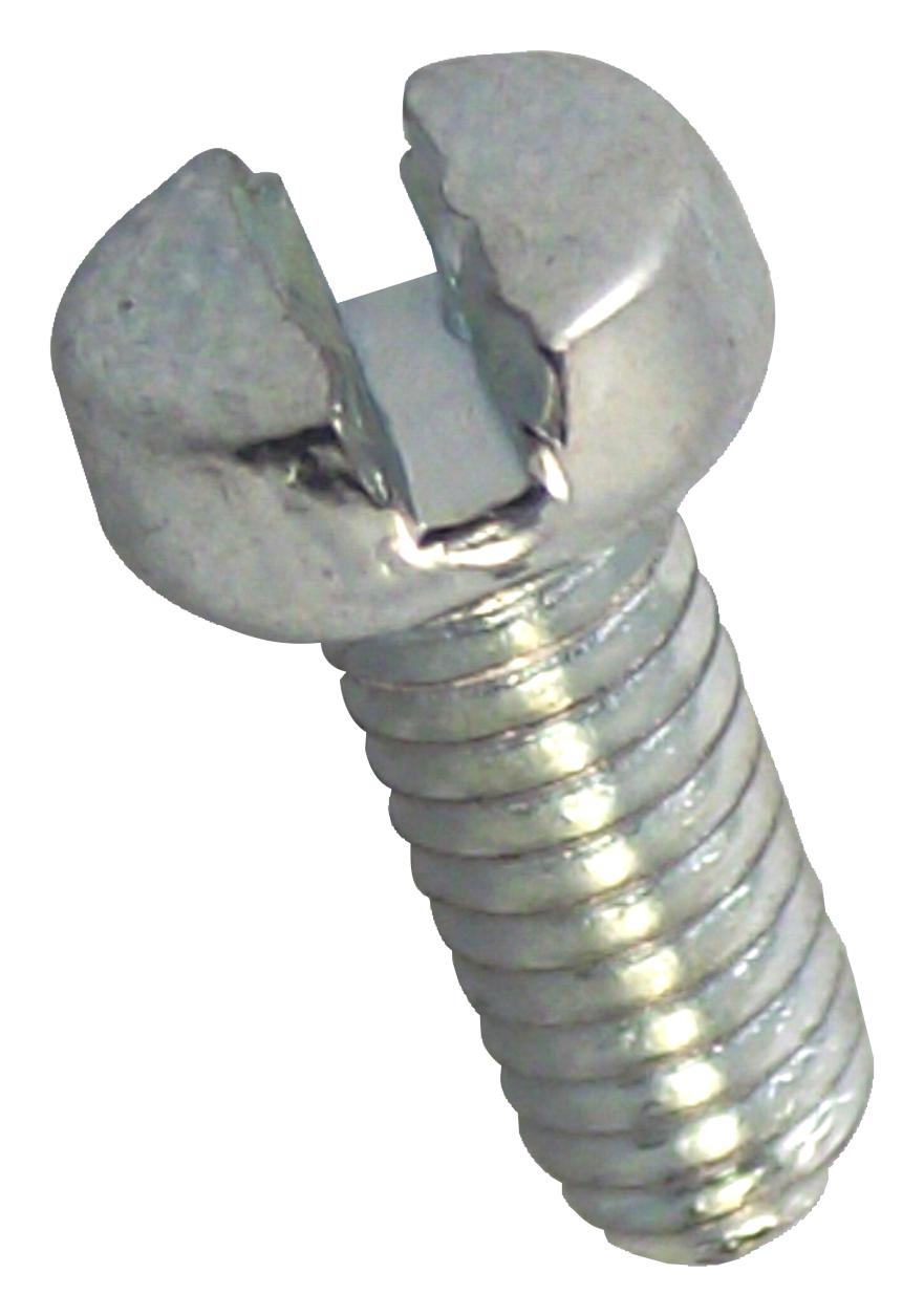 Tr Fastenings M510 Csstmcz100- Screw, Slt, Cheese, Steel, M5X10, Pk100