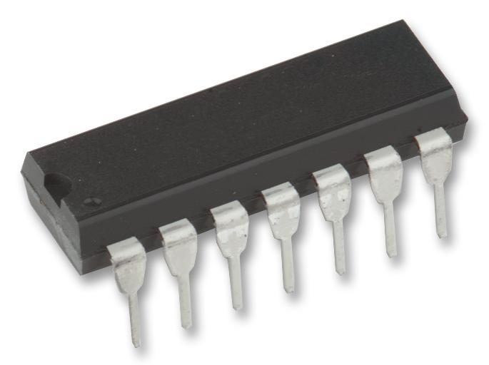 Microchip Mcp6294-E/p Op Amp, 10Mhz, Quad, Pdip14, 6294