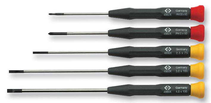 Ck Tools T4880X/5 S Screwdriver Set, 5Pc