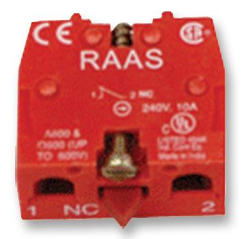 Multicomp Pro Ras-Bcbnc Contact Block, 1Nc