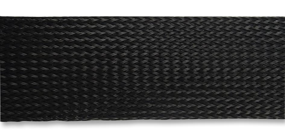 Pro Power Pp-30-0 Sleeving, Braid, Black, 25M