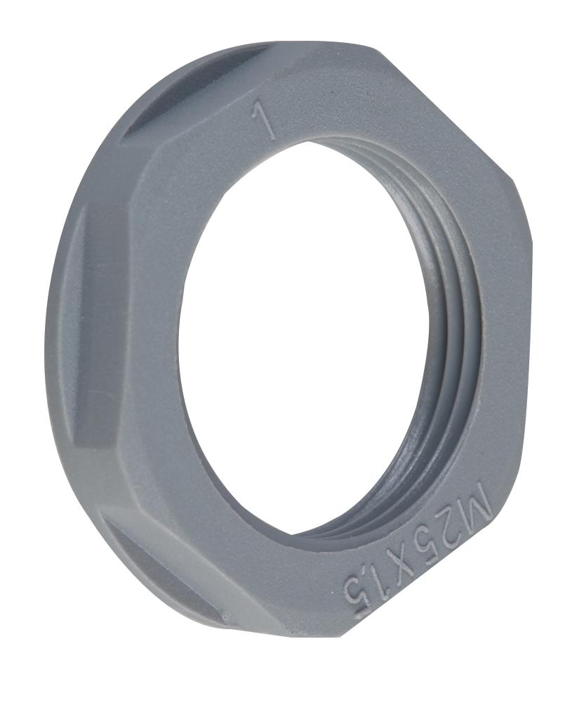 Concordia Technologies Aplnm25Gry Locknut M25 Grey 10 / Pack