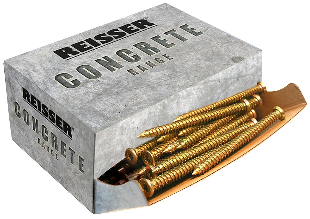 Reisser Rei52Cf Concrete Frame Screws 7.5 X 52Mm (Pk100)