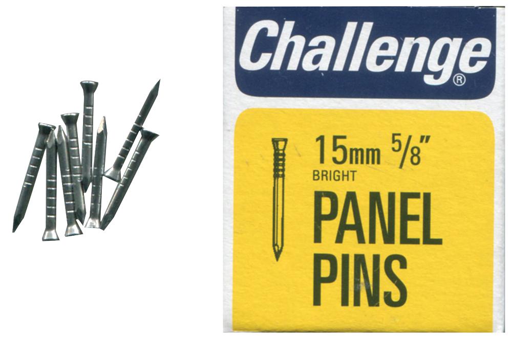 Challenge 10604 Panel Pins Bright, 15Mm (40G)