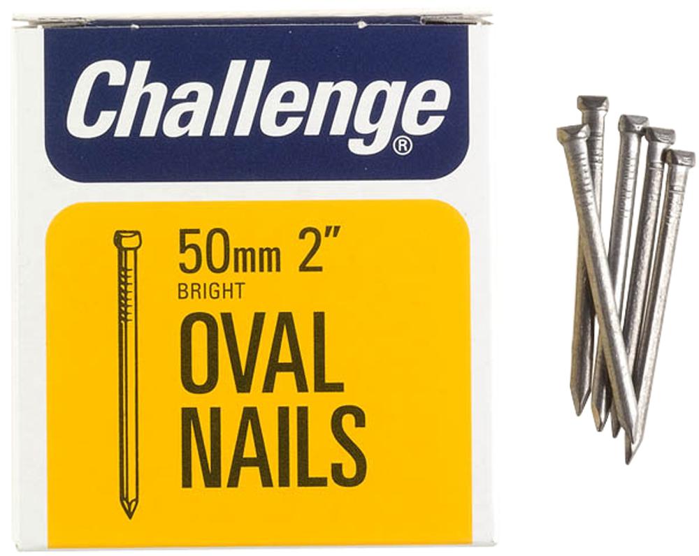 Challenge 12016 Oval Nails Bright, 50Mm (225G)