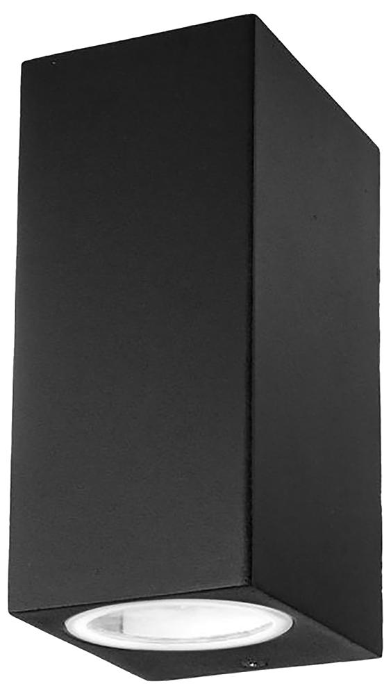 V-Tac Vt-7652 7511 Sleek Gu10 Wall Fitting Black 2 Way