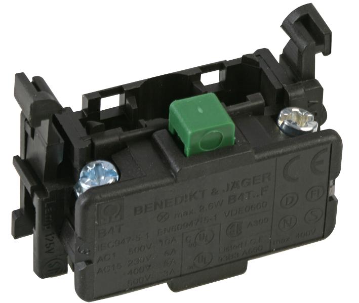 Imo Precision Controls B4Tu10 Sw Contact Block, 1 Pole, 10A, 240Vac