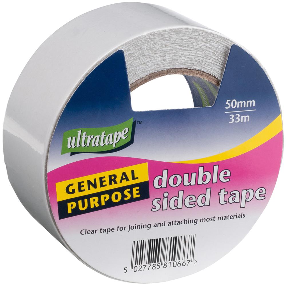 Ultratape Rt09605033 Clr D/s Tape 50Mm X 33M