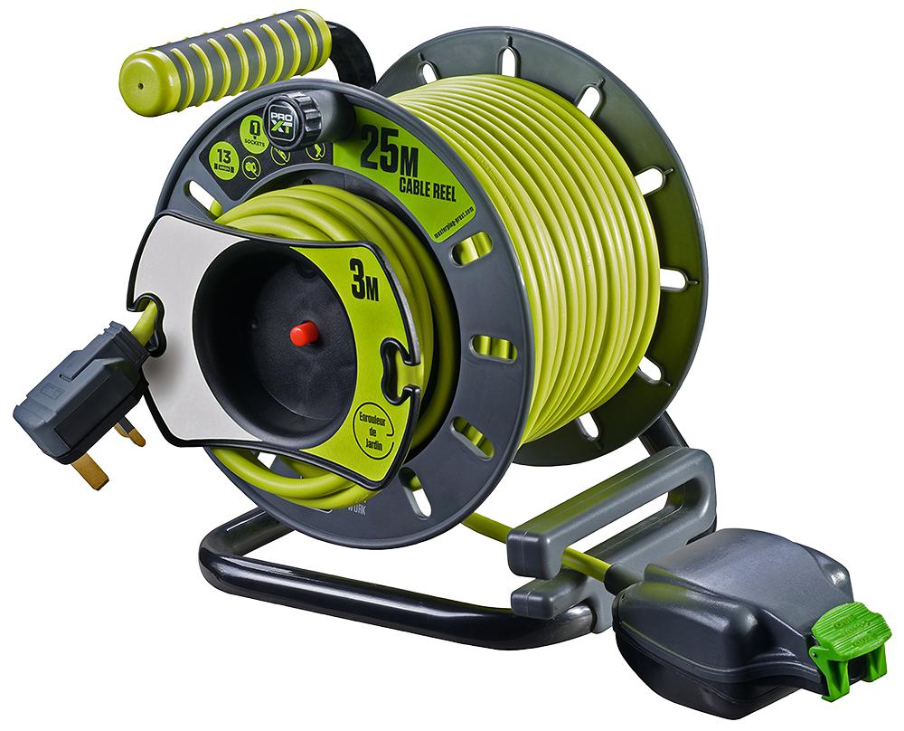 Masterplug Omu2513Fl3Ip-Px 1G Wp 25+3M 13A Rev Med Open Reel Uk