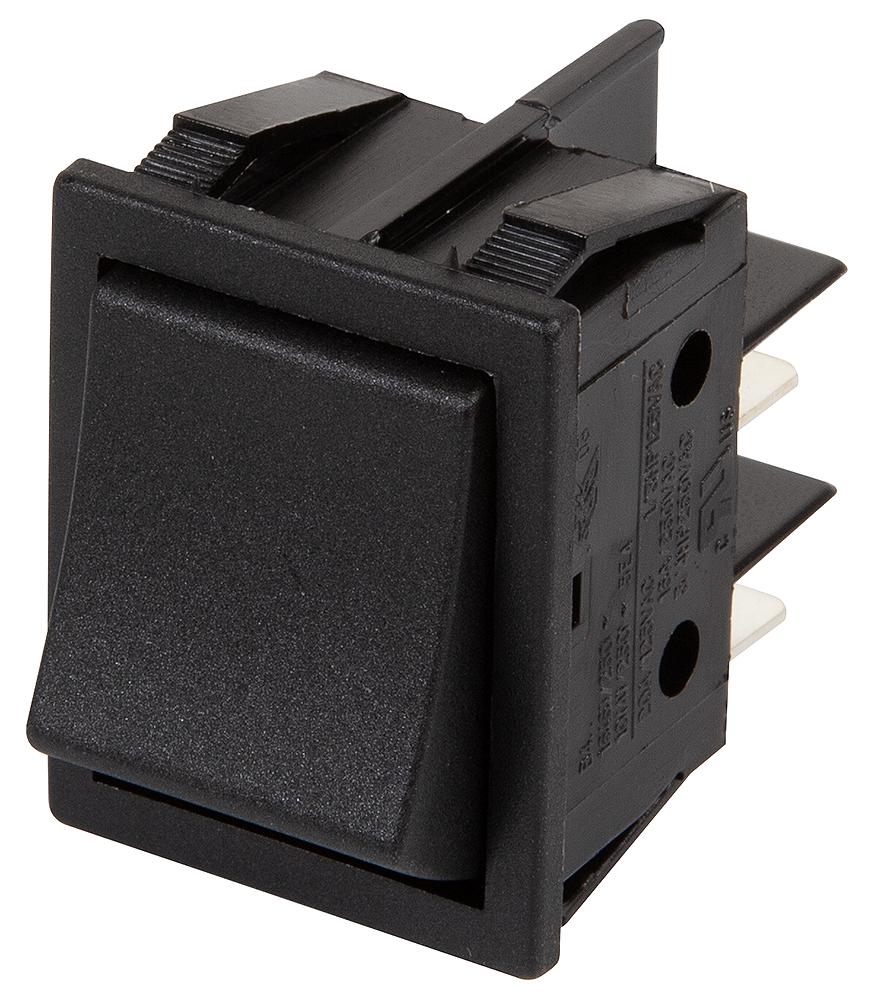 Molveno B412C11000000 Rocker Switch, Dpst, 16A, 250V, Panel