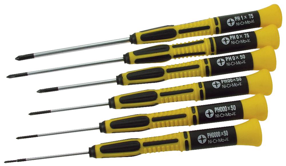 Modelcraft Psd1602 Screwdriver Set, Philips 6Pc