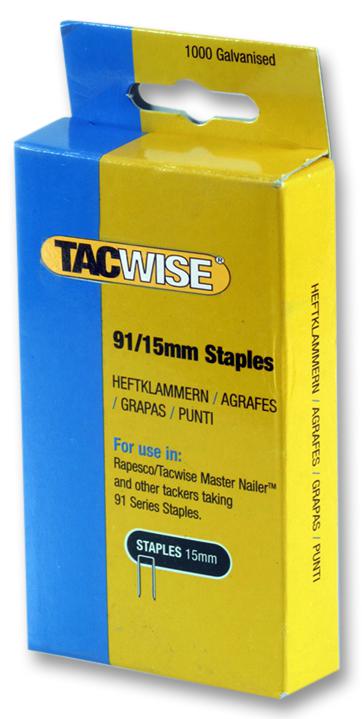 Tacwise Plc 0283 Staples, 91/15Mm (Pk1,000)