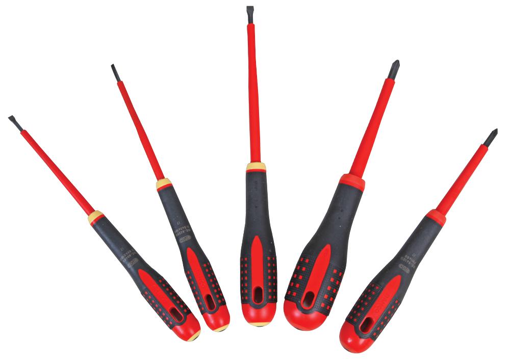 Bahco Be-9881S Screwdriver Set, 5Pc