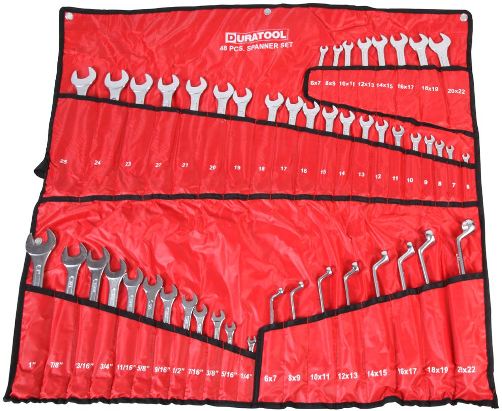 Duratool D03083 Spanner Set, 48Pc