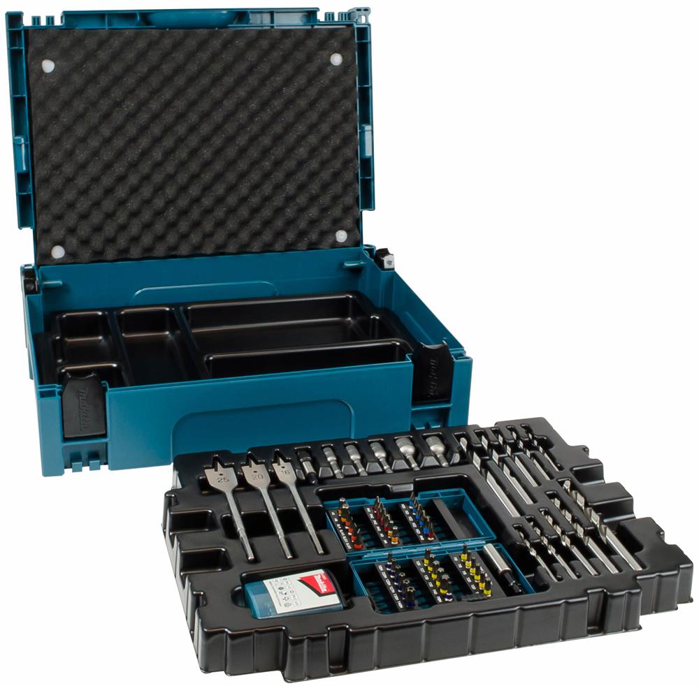 Makita B-43044 66 Pc Accessory Set In Makpac Case