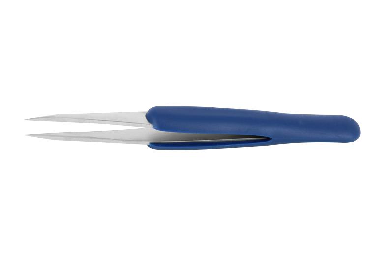 Ideal-Tek 00.sa.dr.1 Esd Tweezer, Straight/flat, 120Mm