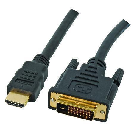 Multicomp Pro 24-11054 Cable, Hdmi A/dvi-D Dual Link Plug, 25Ft