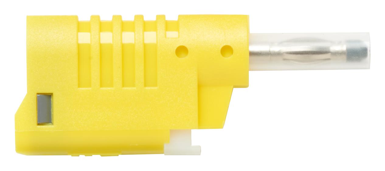 Pomona 73093-4 4Mm Banana Plug, Stacking, 36A, Yellow