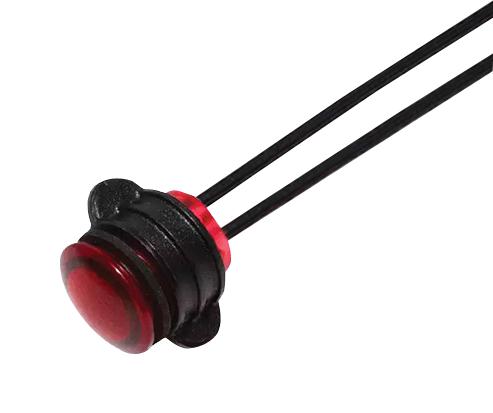 Vcc (Visual Communications Company) Cnx714C200120W Panel Indicator, 14Mm, Red, 120Vac