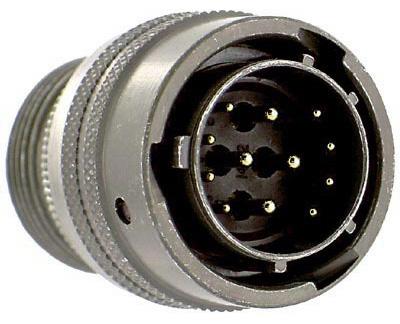 Amphenol Industrial Ms3106A22-14P. Circular Connector Plug Size 22, 19 Position, Cable