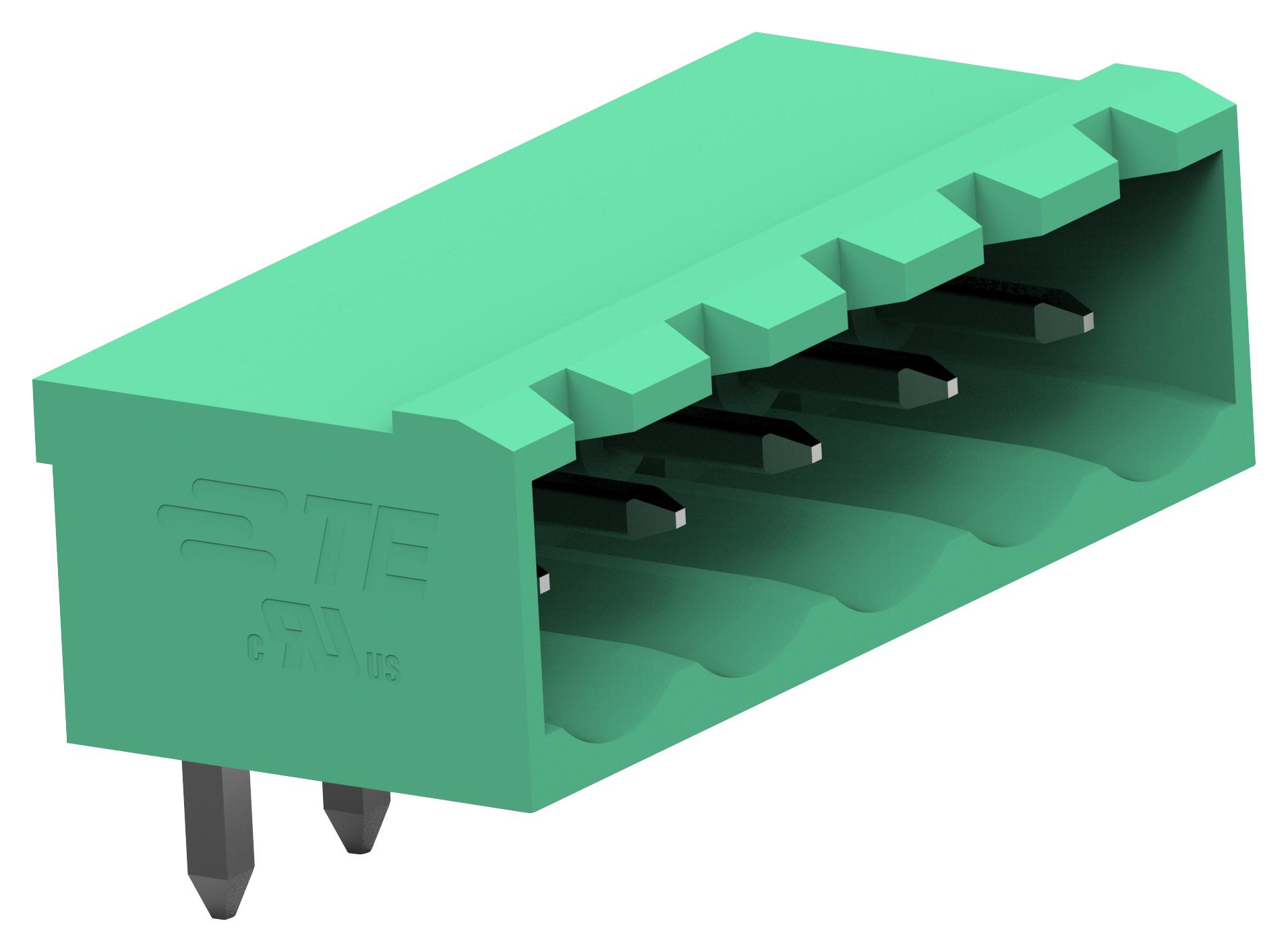 Buchanan - Te Connectivity 2350513-5 Terminal Block, Header, R/a, 5Way, Th