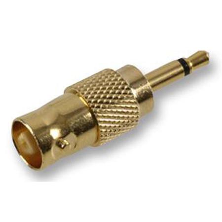 Multicomp Pro Psg02771 Bnc Female Jack To 3.5Mm Mono Plug - Gold Plated