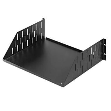 Multicomp Pro 555-15478 Rack Shelf, 4U, Steel, Black