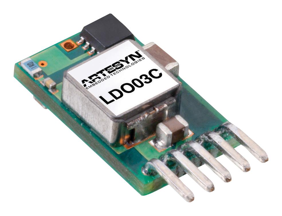 Artesyn Embedded Technologies Ldo03C-005W05-Vj Dc-Dc Converter, 0.59V To 5.1V, Module