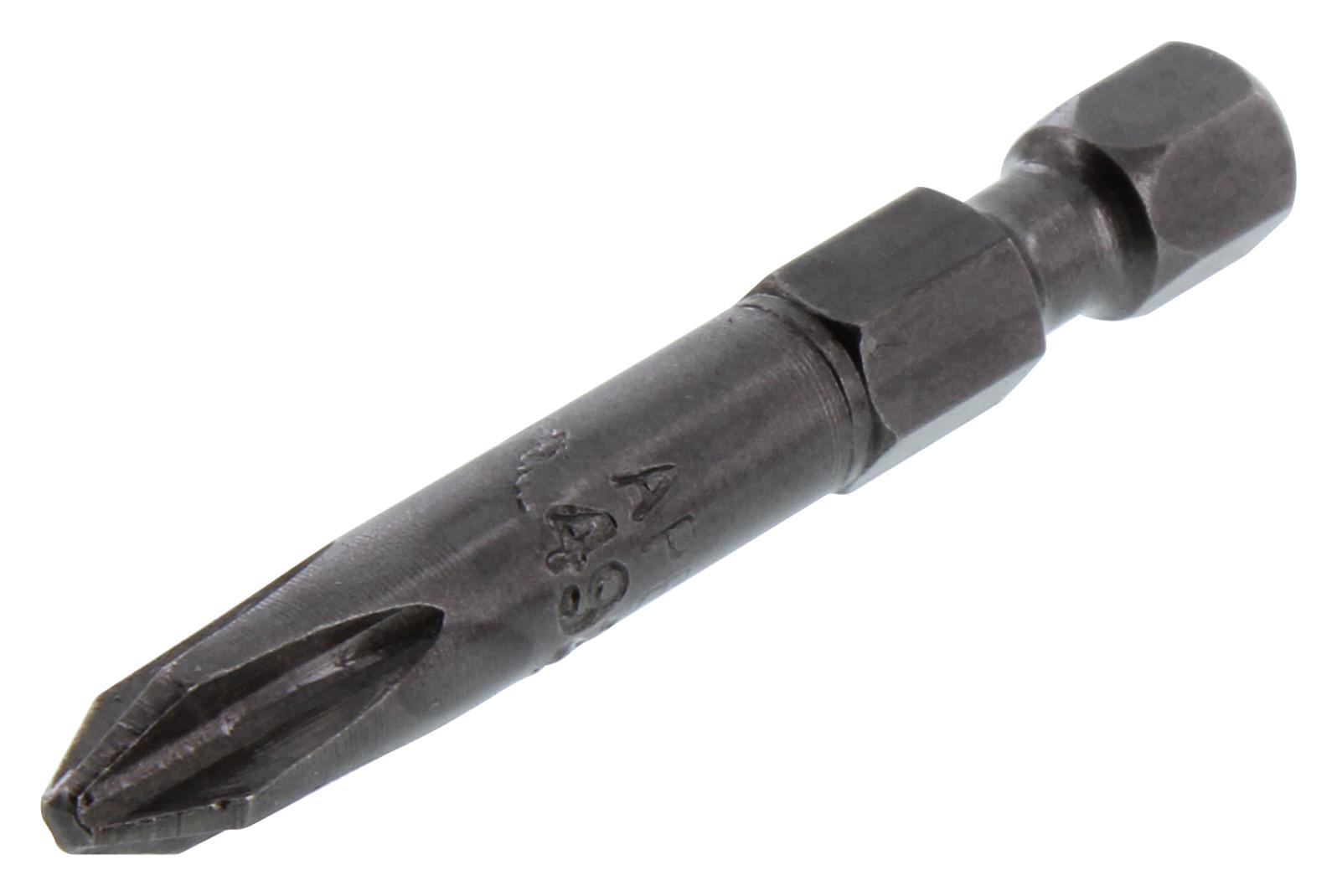 Apex 492X Hex Bit, Phillips, #2X49Mm, Tool Steel