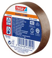 TESA 53988 BROWN 25M X 19MM