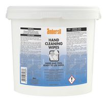 AMBERSIL HAND CLEANING WIPES, 150/TUB